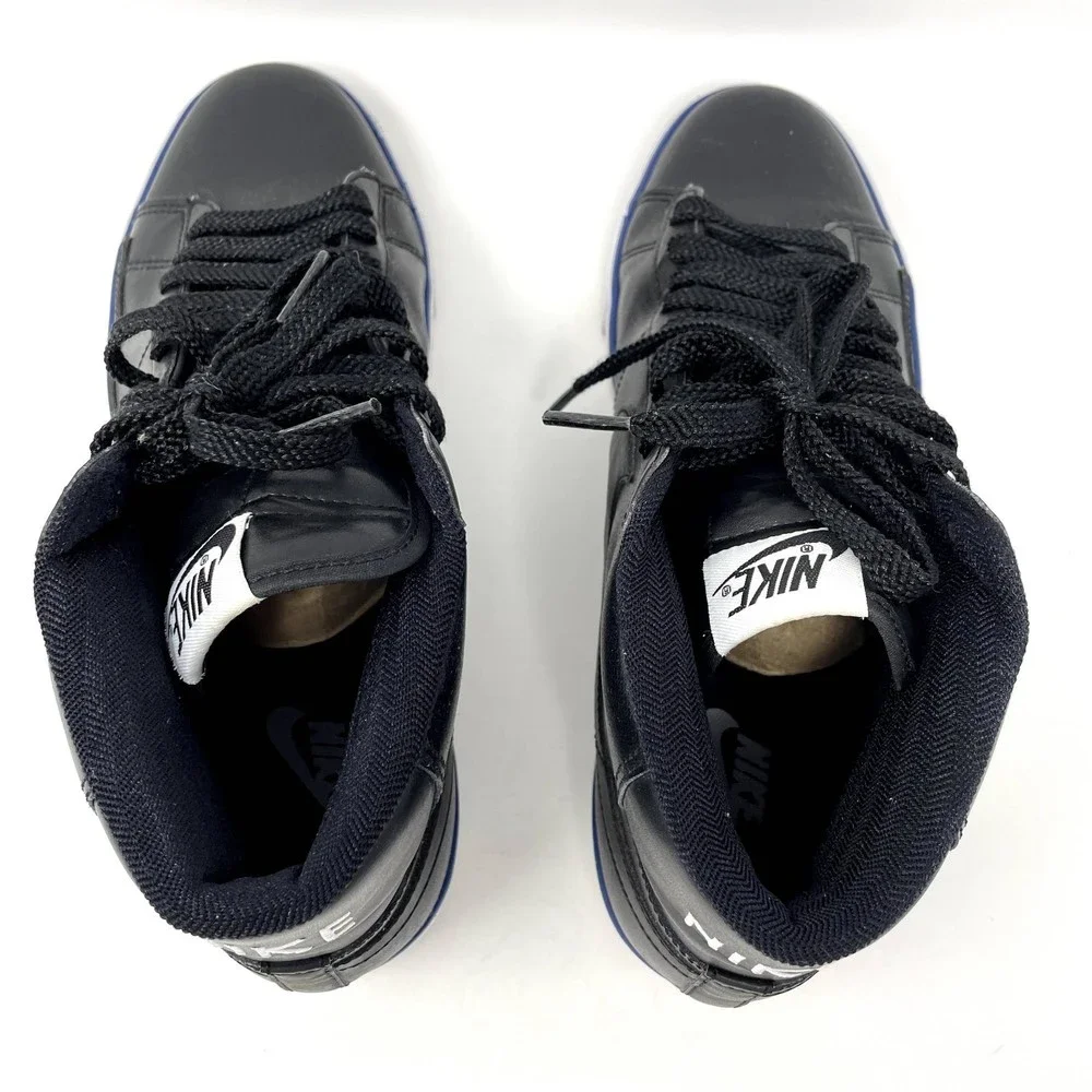 Nike Blazer High Sneakers Black/Blue Retro Streetwear 315877 006 2009 Sz 11 Read